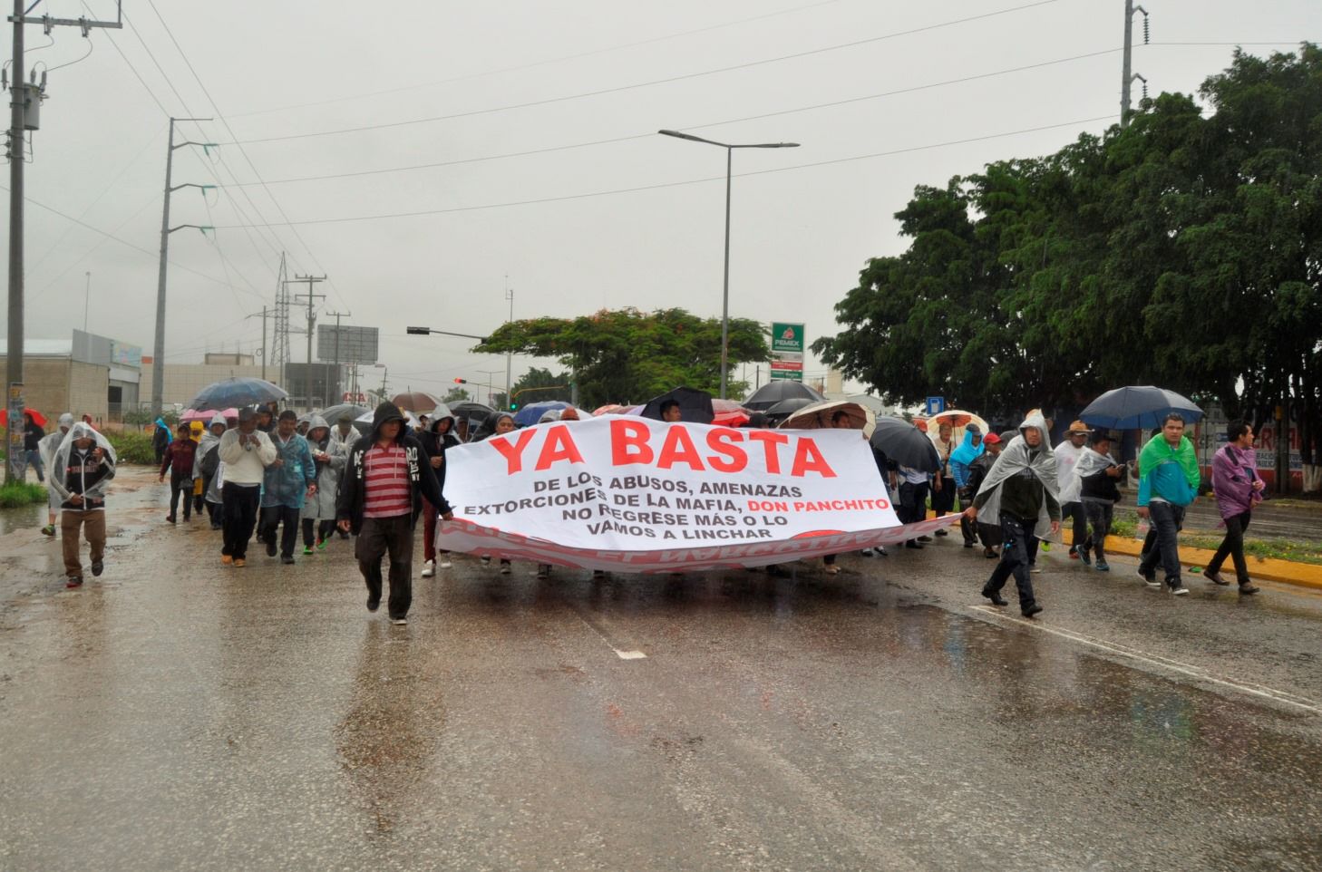 ¡No más extorsión! Exigen colonos de la Vicente Guerrero en Oaxaca